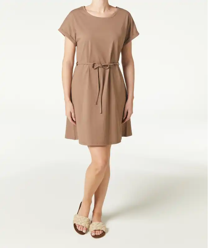 Kleid mit Bindegürtel