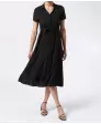Midikleid mit Bindegürtel
