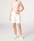 Jeans-Shorts High-waist weiß