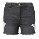 Jeans-Shorts mit Spitze