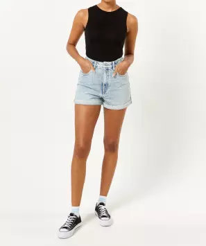 Mom Jeans-Shorts