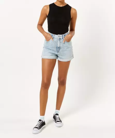 Mom Jeans-Shorts