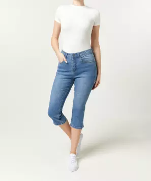 Capri jeans in 5-pocketstijl