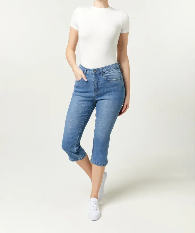 Capri-Jeans im 5-Pocket-Style