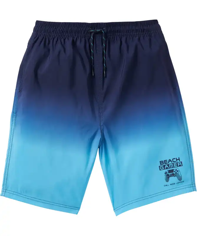 Badeshorts mit Farbverlauf