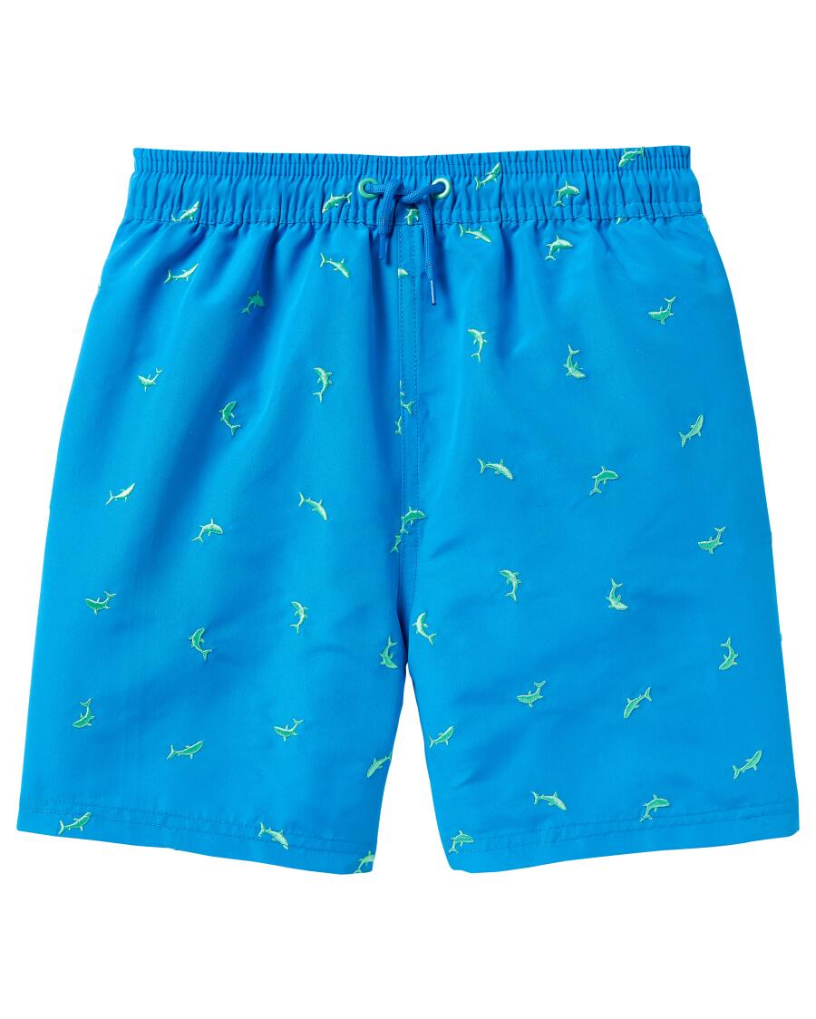 Zwemshort Haai turquoise