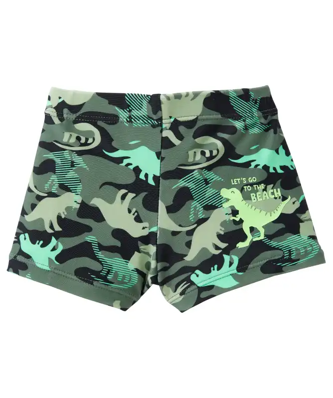 Kąpielówki z dinozaurem