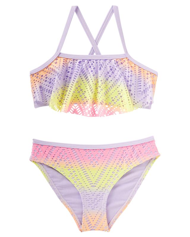 Bikini dégradé fille, violet — KiK, produit allemand authentique au Maroc