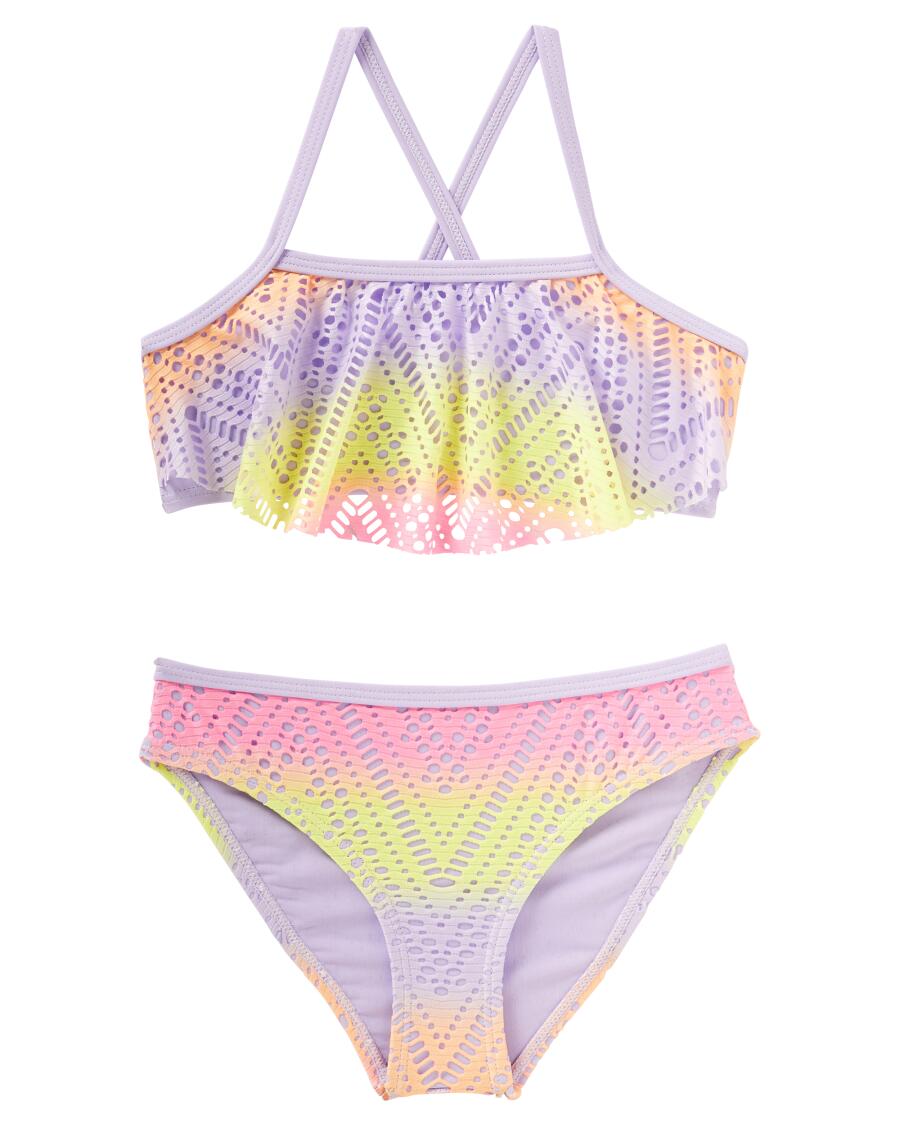 Bikini met kleurverloop paars