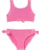 Bikini mit Glitzer neon pink