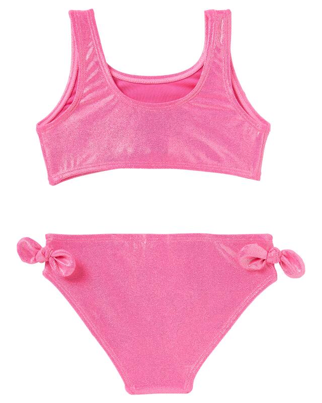 بيكيني لامع للبنات، وردي فسفوري (KiK Bikini mit Glitzer (neon pink)) — KiK, منتج ألماني أصلي في المغرب