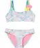 Bikini mit Muscheln türkis