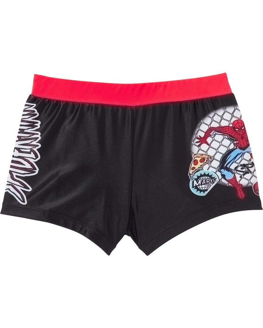 Spider-Man Retro Badehose schwarz