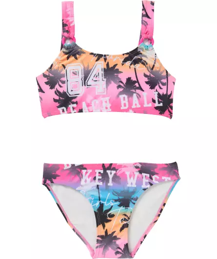 Bikini mit Palmenmuster