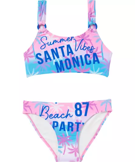 Bikini mit Palmenmuster