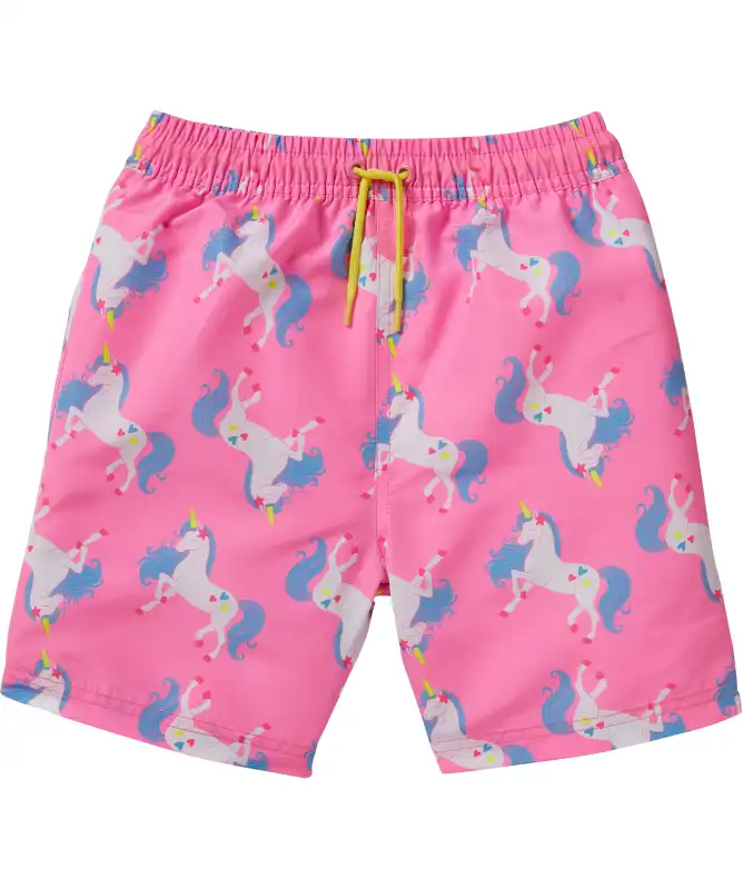 Badeshorts Einhörner