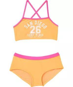 Bikini in Neonfarbe