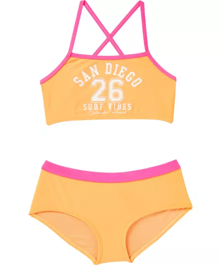 Bikini in Neonfarbe