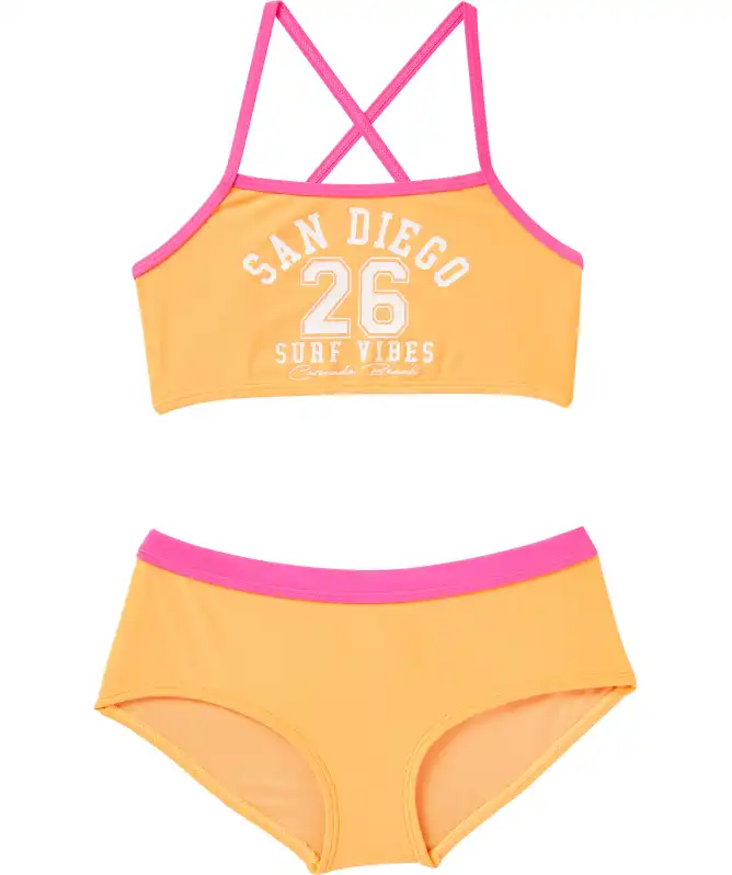 Bikini in Neonfarbe