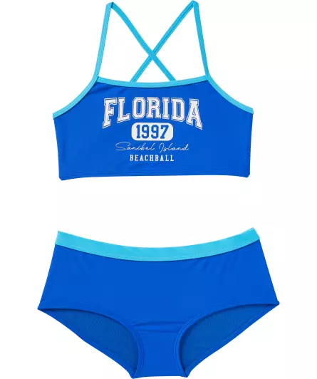 Bikini in Neonfarbe