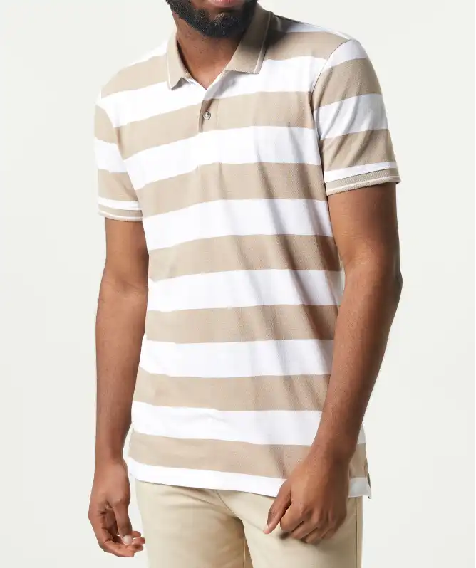 Gestreiftes Poloshirt
