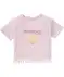 T-Shirt mit Fransen flieder