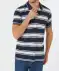 Poloshirt mit Streifen dunkelblau/weiß