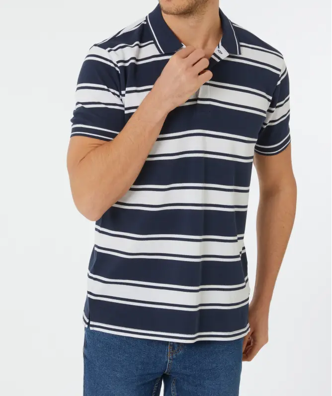 Poloshirt mit Streifen