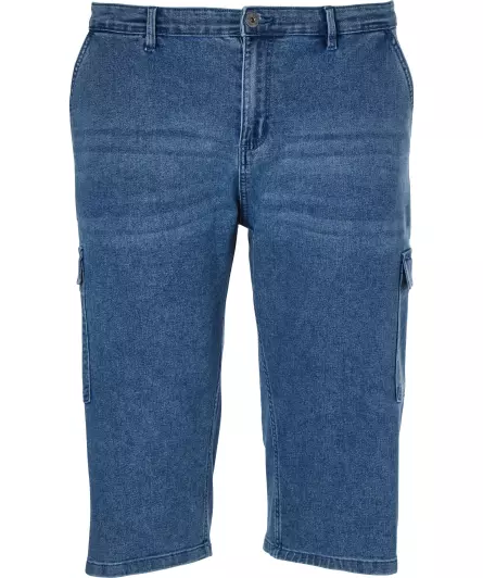 Jeans-Shorts mit Cargotaschen