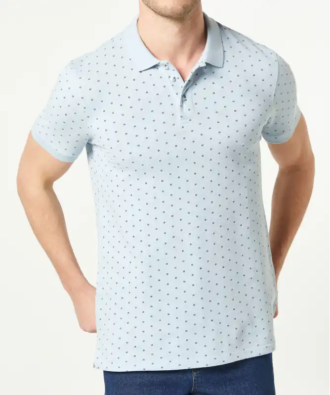 Komplett bedrucktes Poloshirt