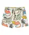 Shorts mit Dinos hellorange