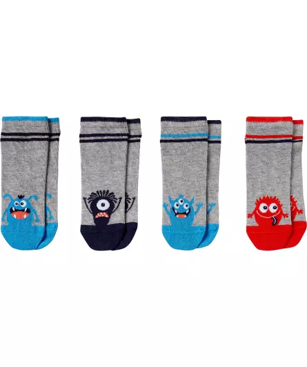 Sneakersocken mit Monstern