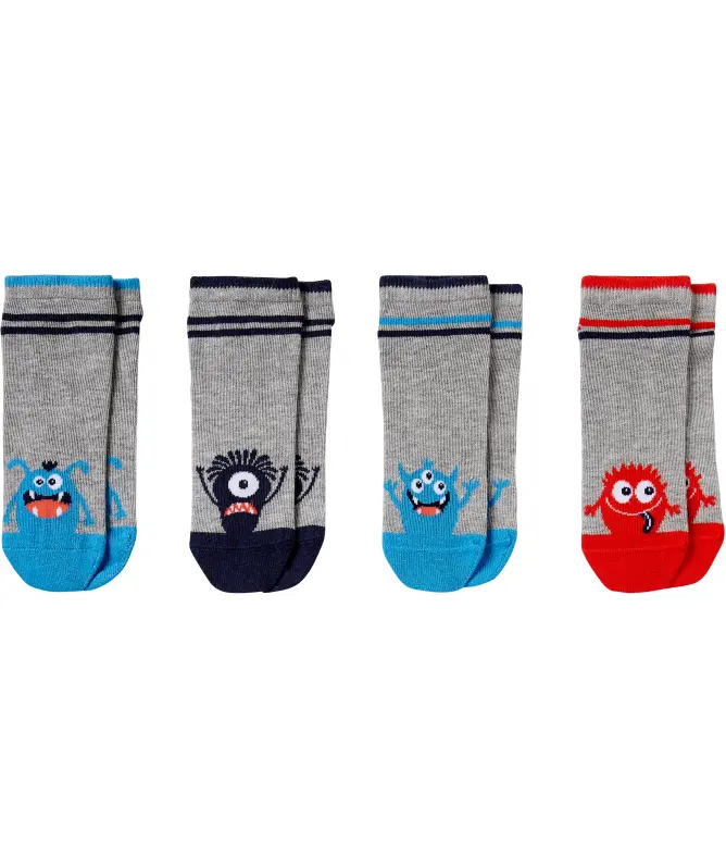 Sneakersocken mit Monstern
