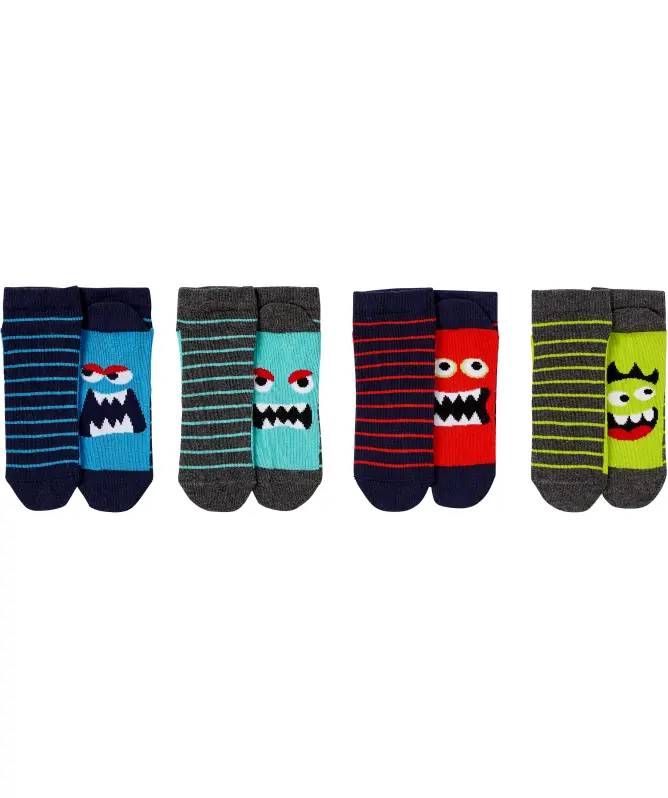 Sneakersocken mit Monstern