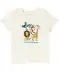 T-Shirt mit Tieren offwhite