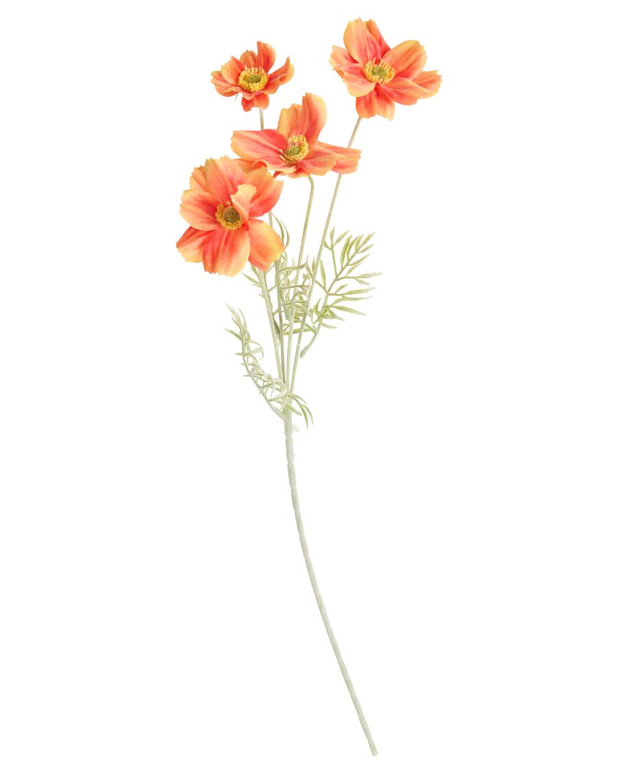 Kunstblume Frühling orange