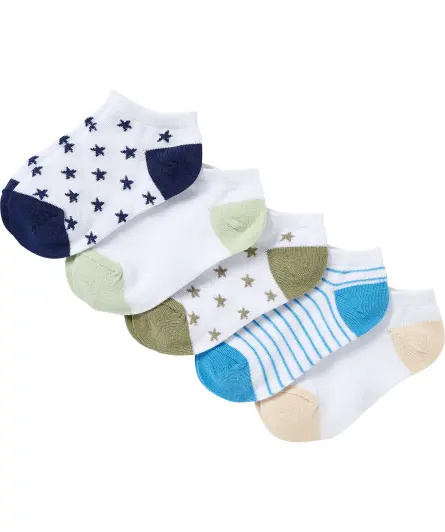 Sneakersocken mit Kontrastelementen