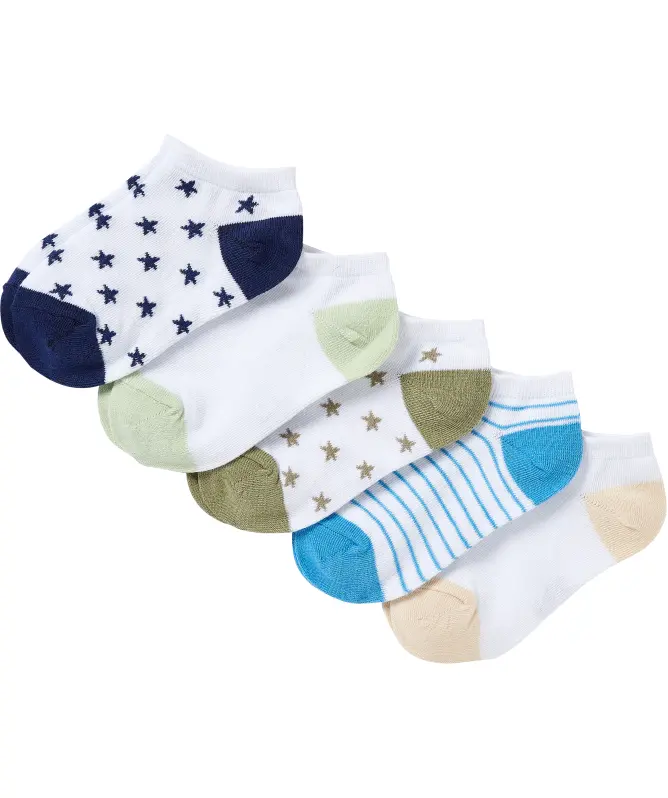 Sneakersocken mit Kontrastelementen