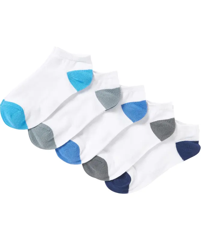 Sneakersokken met kleurrijke accenten