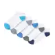 Sneakersocken mit farbigen Akzenten
