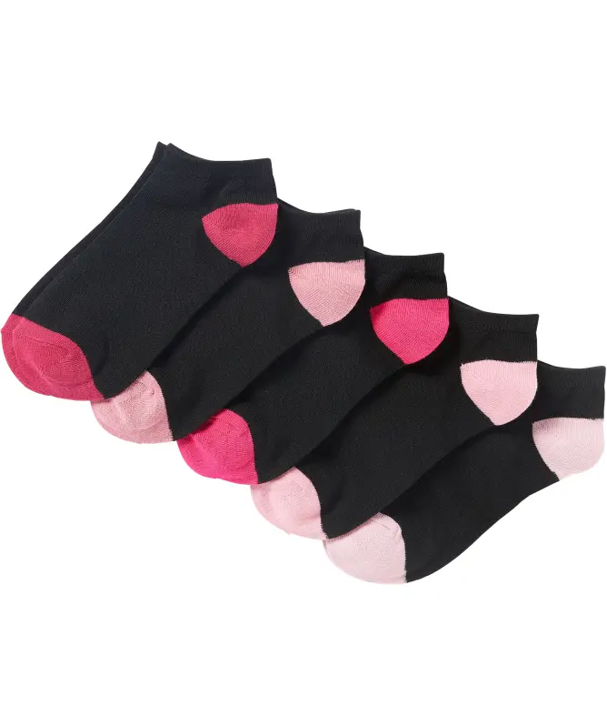 Sneakersocken mit farbigen Akzenten