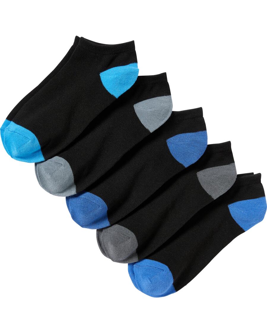 Sneakersocken schwarz/blau