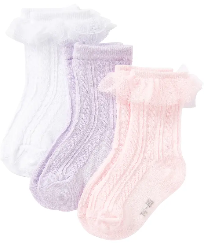 Socken mit Strukturmuster