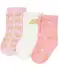Socken mit Glitzergarn pink/rosa