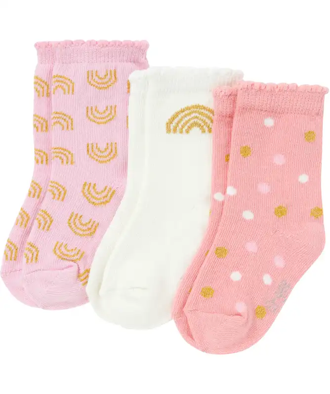 Socken mit Glitzergarn