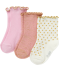 Socken mit Wellenkante pink/rosa