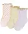 Socken mit Wellenkante flieder/rosa