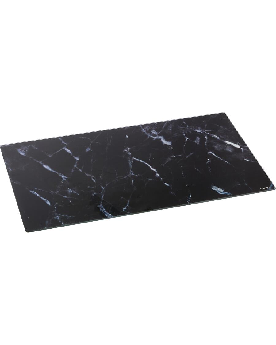 Schneidebrett aus Glas schwarz