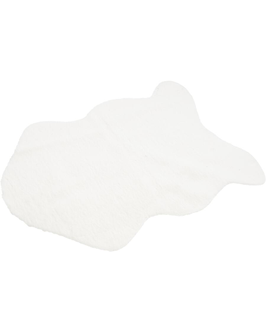 Kunstbont vloerkleed konijn wit