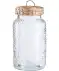 Vorratsglas mit Jutedetails transparent